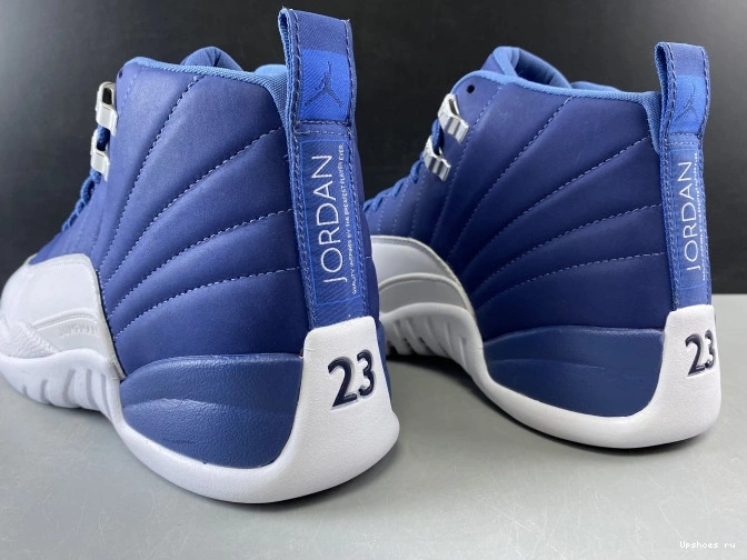 130690-404 Air Retro 12 Jordan Stone Blue 1004